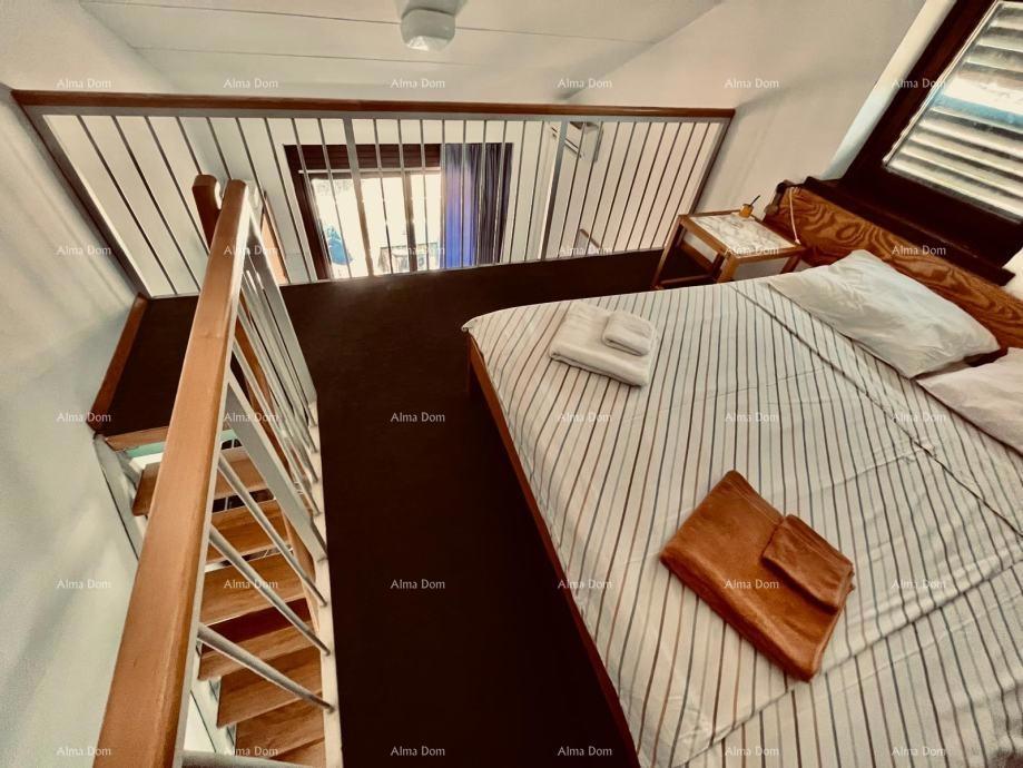 Apartma z galerijo in pogledom na morje – Duga Uvala, 100 m od plaže