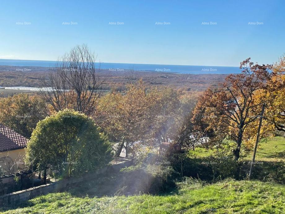 Kaštelir – gradbena parcela, 603 m2, s pravnomočnim gradbenim dovoljenjem in pogledom na morje