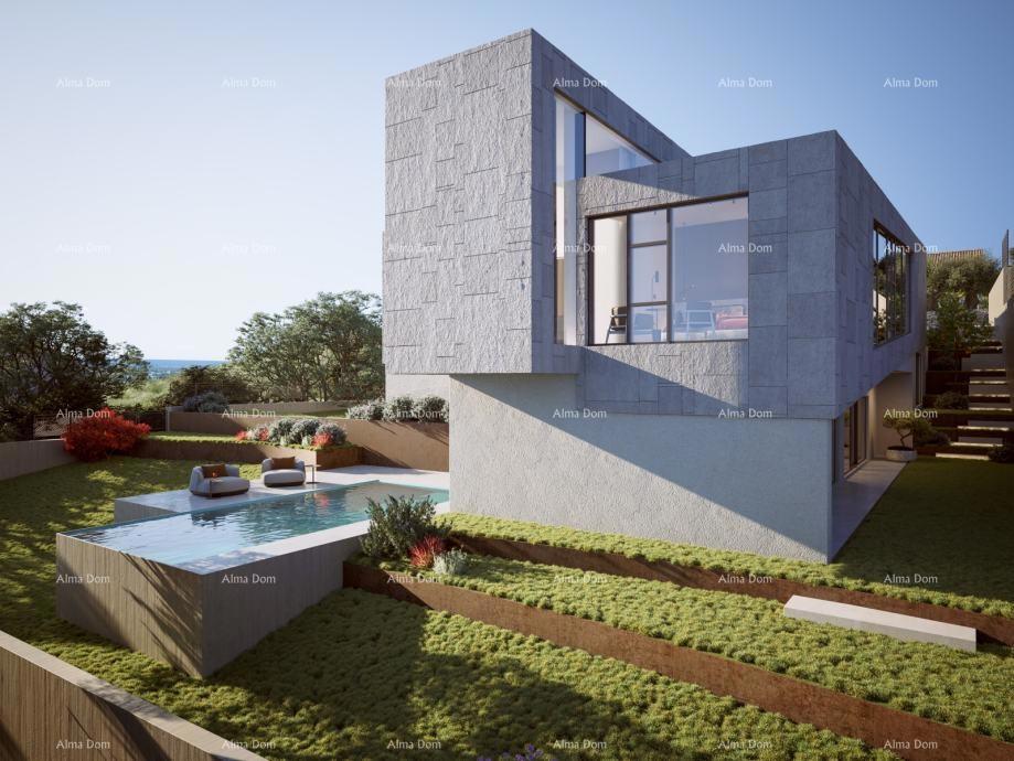 Kaštelir – gradbena parcela, 603 m2, s pravnomočnim gradbenim dovoljenjem in pogledom na morje