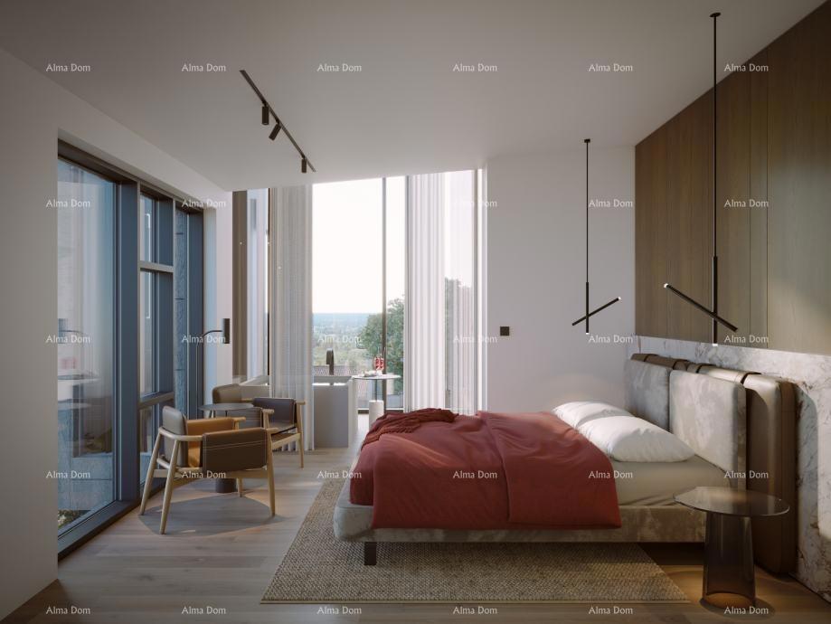 Kaštelir – gradbena parcela, 603 m2, s pravnomočnim gradbenim dovoljenjem in pogledom na morje