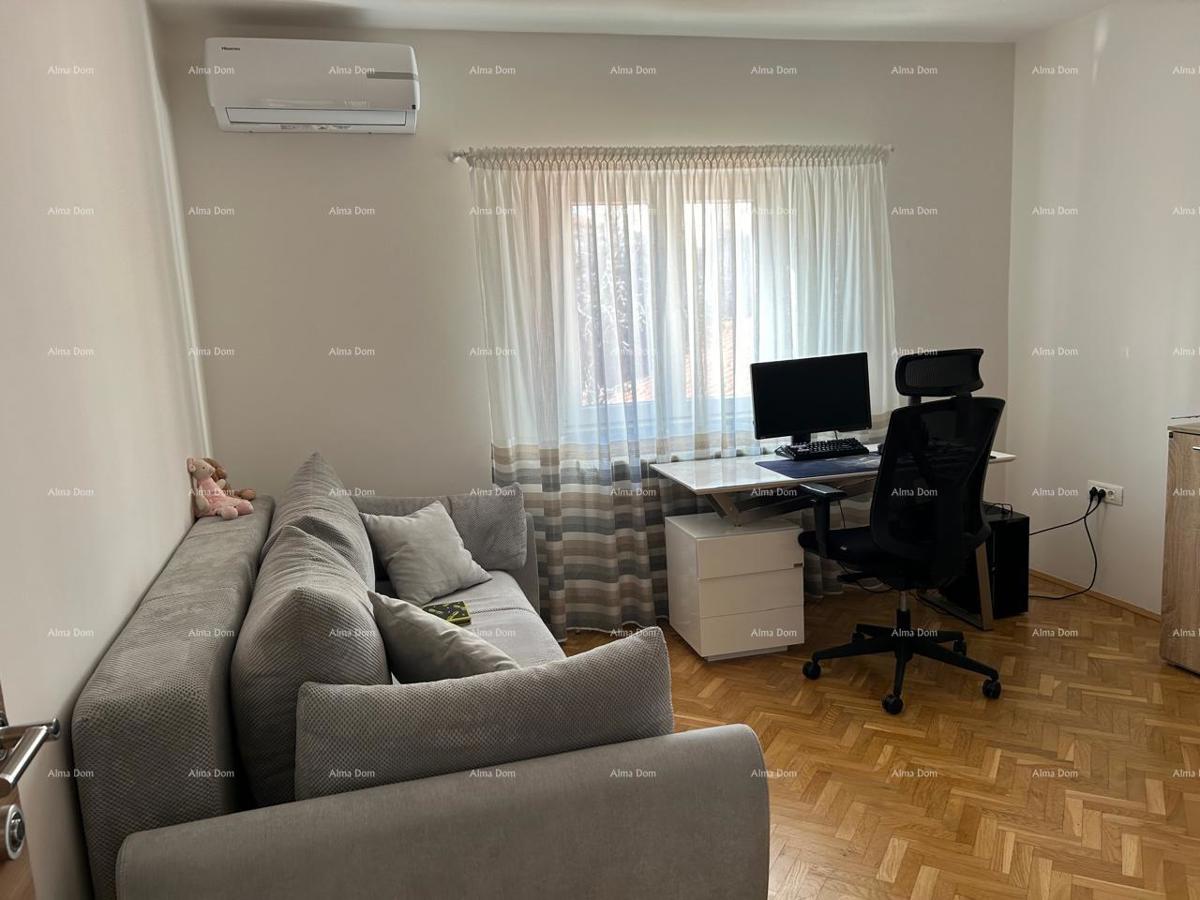 Ližnjan, urejena in popolnoma opremljena hiša z garažo in kletjo