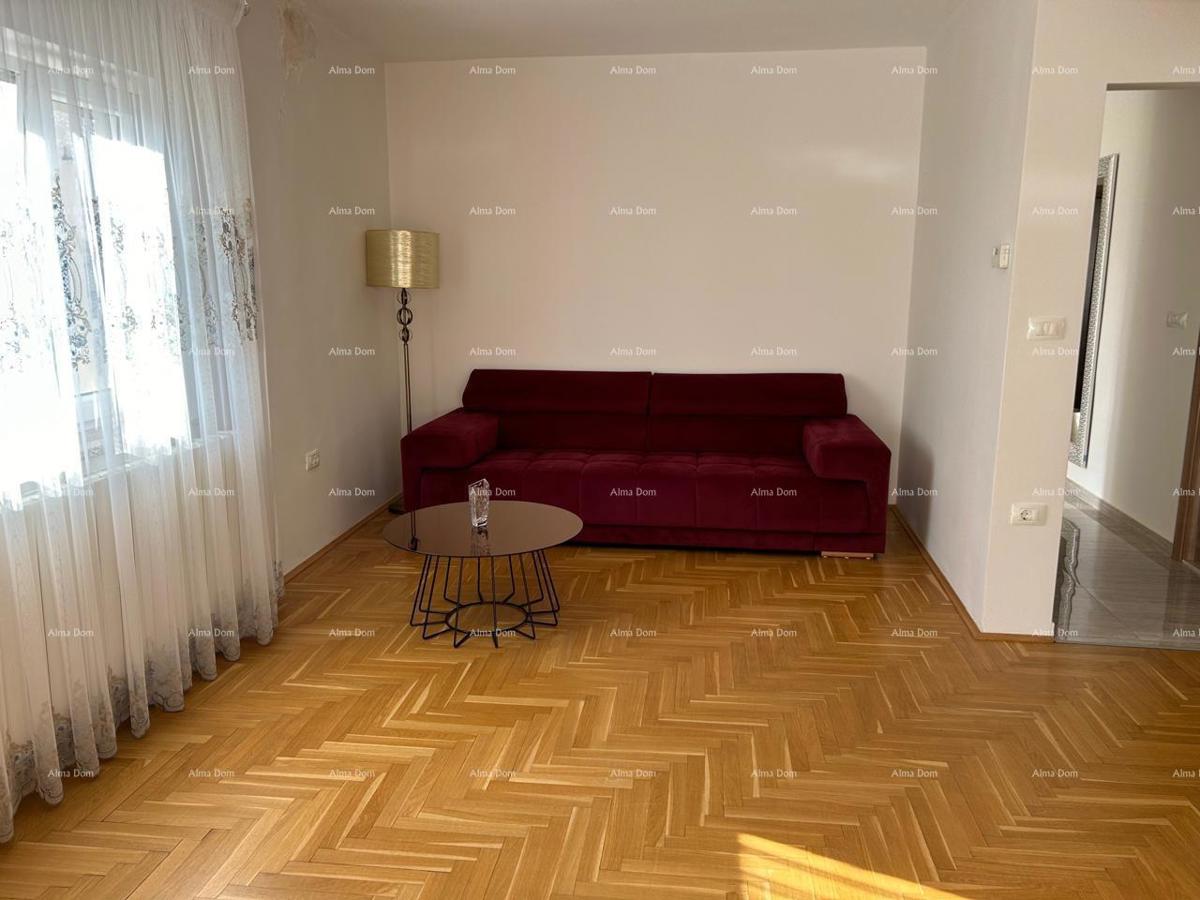 Ližnjan, urejena in popolnoma opremljena hiša z garažo in kletjo