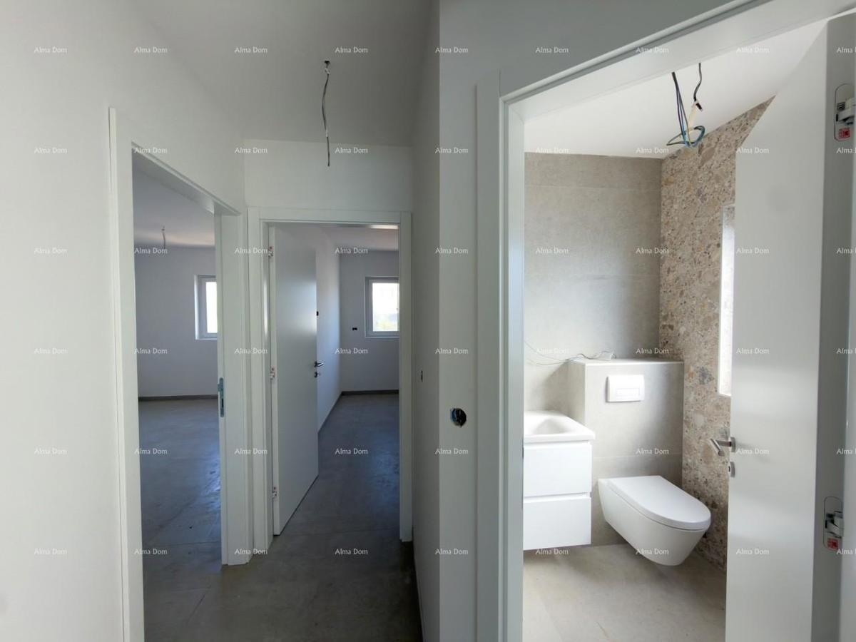 Medulin – Mukalba, PENTHOUSE 104,76 m², NOVOGRADNJA, PRVI VRST DO MORJA