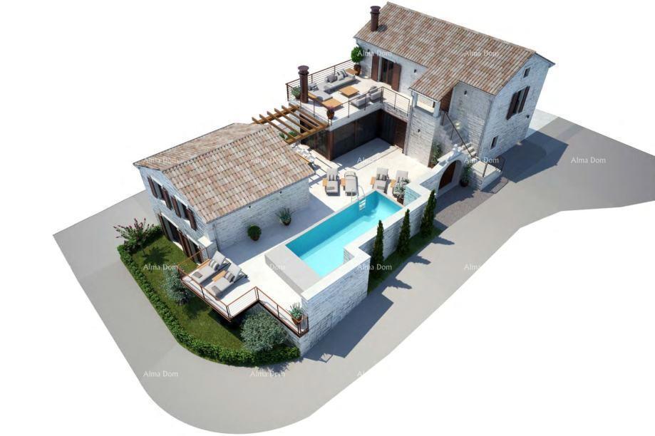 Prodajajo se dve stari kamniti hiši, v bližini mesta Poreč.