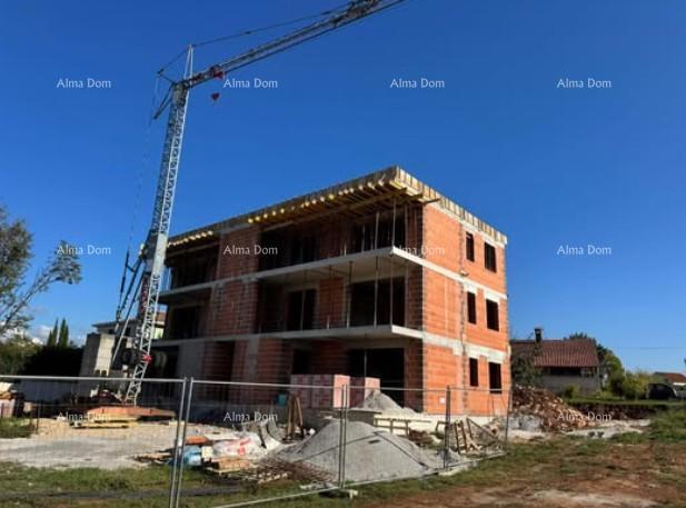 Prodaja stanov v novem stanovanjskem projektu v gradnji, pogled na morje, Žbandaj, Poreč!