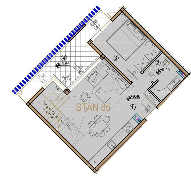 Luksuzno stanovanje v Poreču! Novogradnja!! S85