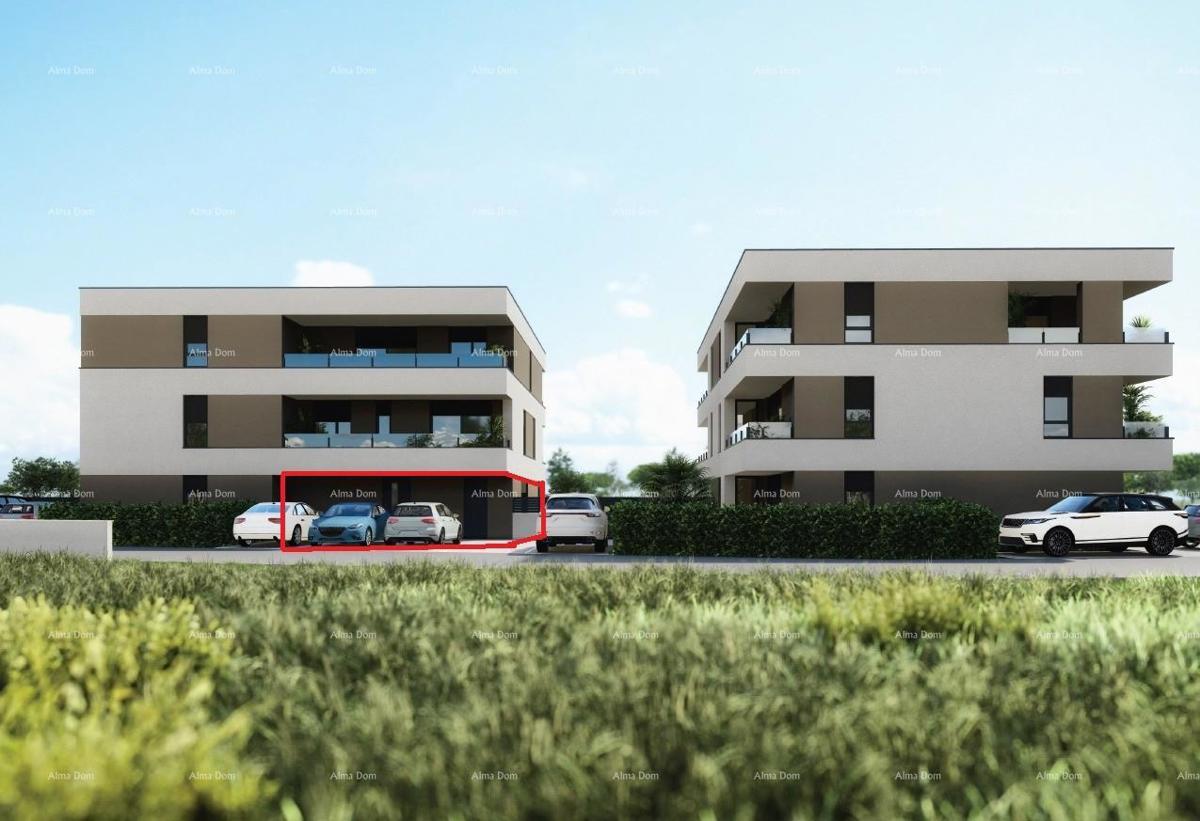 PULA, Veldebek - Stanovanje v pritličju naprodaj z vrtom, novogradnja / C1