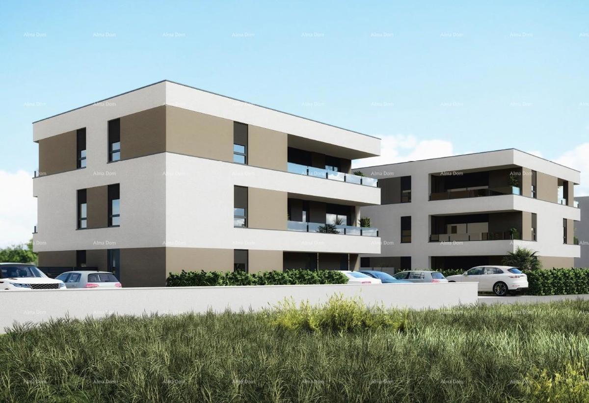 PULA, Veldebek - Stanovanje v pritličju naprodaj z vrtom, novogradnja / C1