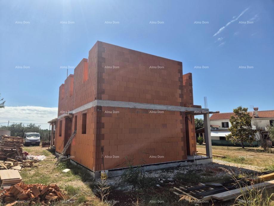 Prodaja hiše v gradnji s čudovitim razgledom na panoramo, Umag!