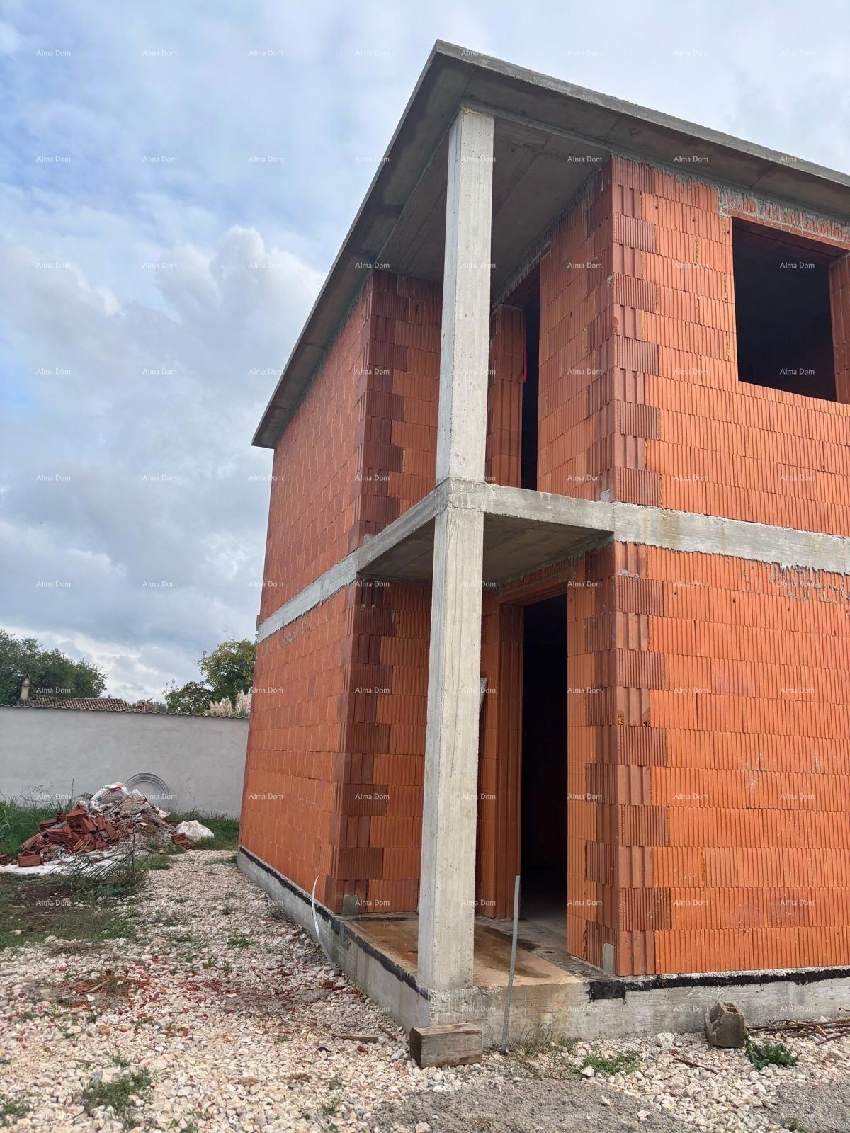 Prodaja hiše v gradnji s čudovitim razgledom na panoramo, Umag!