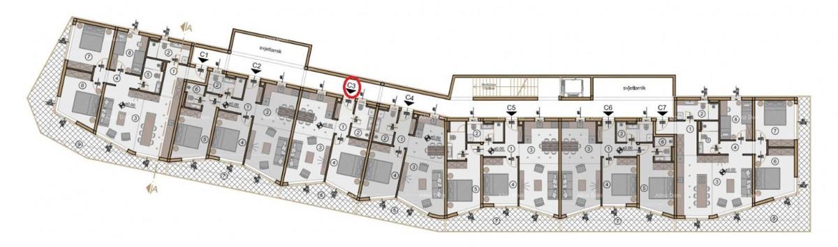 Luksuzni stanovi s pogledom na Marinu Verudu! C3