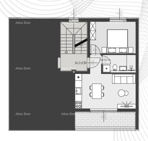 Prodaja stanov v novem stanovanjskem kompleksu, Štinjan! 11C