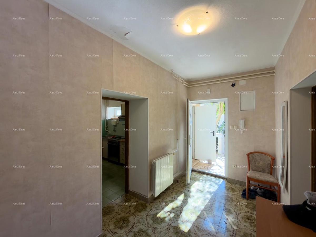 Ližnjan, urejena in popolnoma opremljena hiša z garažo in kletjo