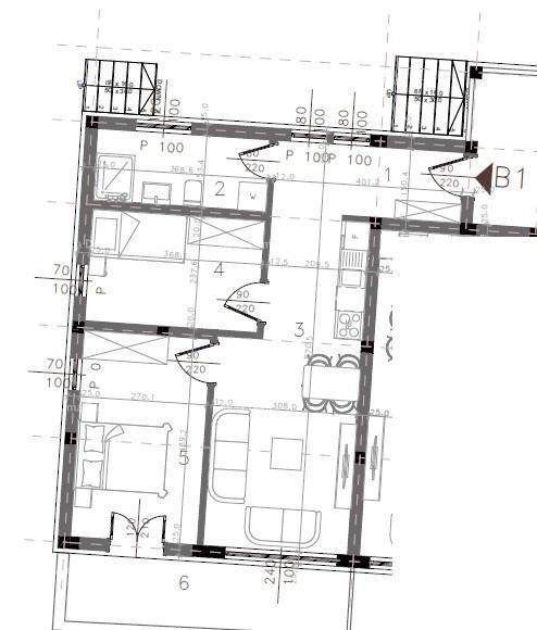 MEDULIN - Stan v novem projektu / 300 m do morja!!! (B1)
