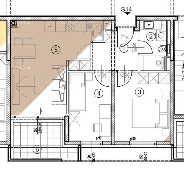 Prodamo stanovanja v novem stanovanjskem projektu na ekskluzivni lokaciji, 300 m od morja, Pula, Veruda!
