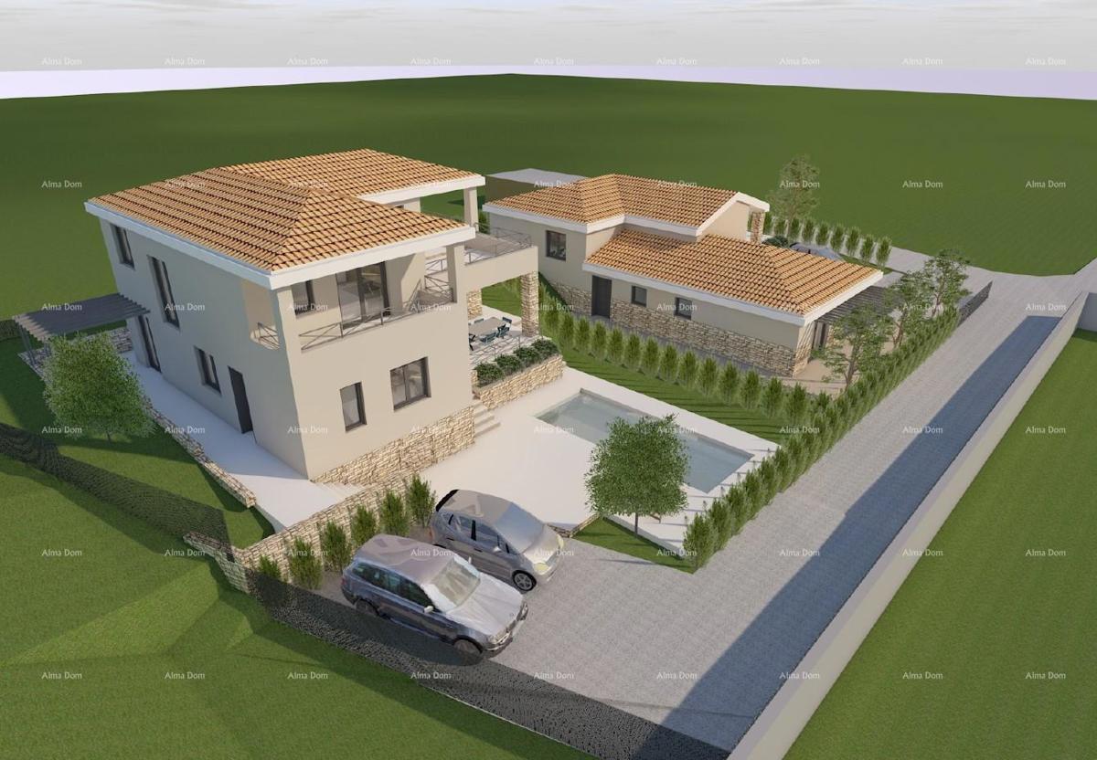 Istra. Bibići. Prodaja gradbenega zemljišča s projektom, Bibići