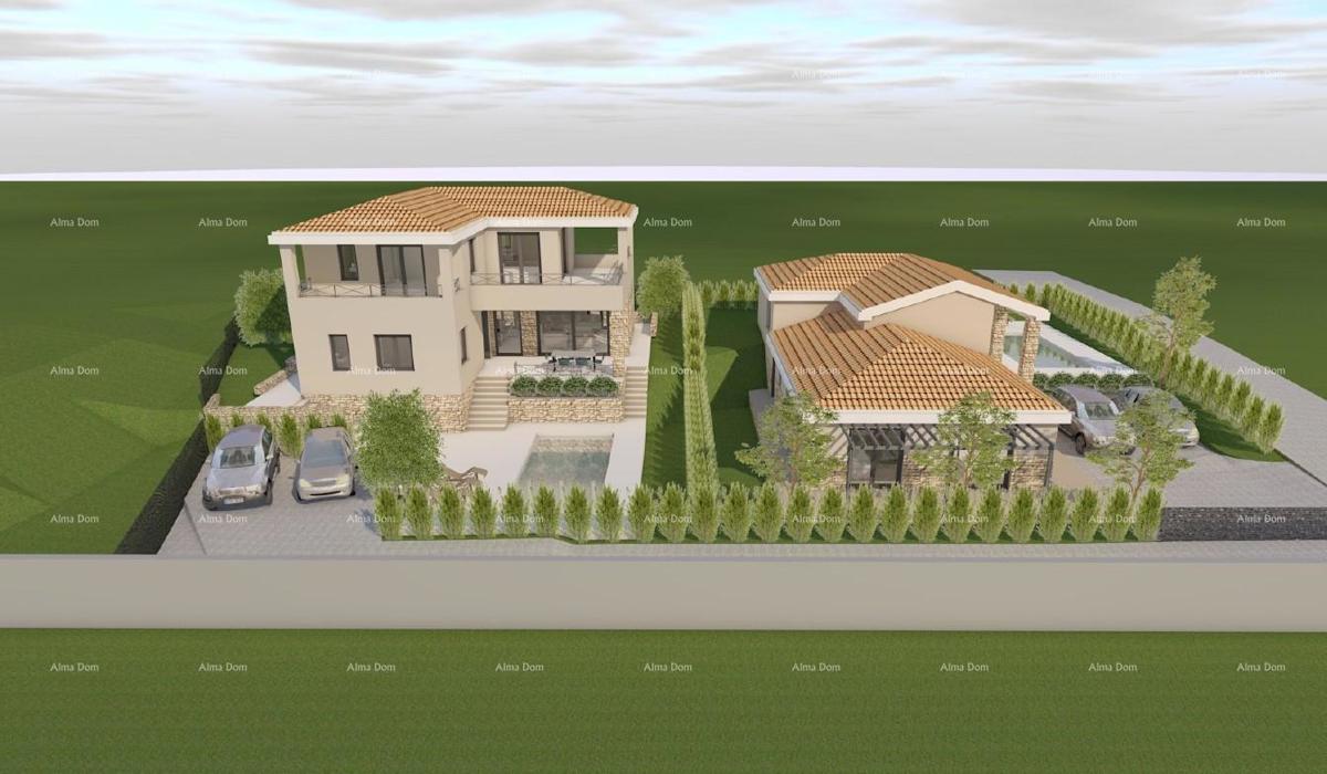 Istra. Bibići. Prodaja gradbenega zemljišča s projektom, Bibići