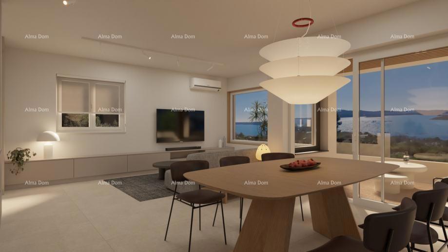Medulin – Mukalba, PENTHOUSE 104,76 m², NOVOGRADNJA, PRVI VRST DO MORJA
