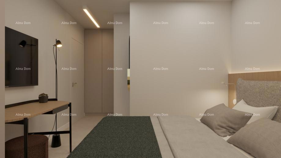 Medulin – Mukalba, PENTHOUSE 104,76 m², NOVOGRADNJA, PRVI VRST DO MORJA