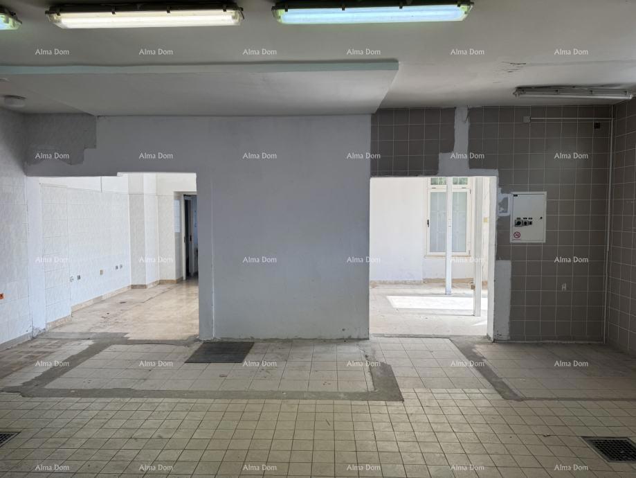Skladišni prostor z uradi in dvoriščem – Pula