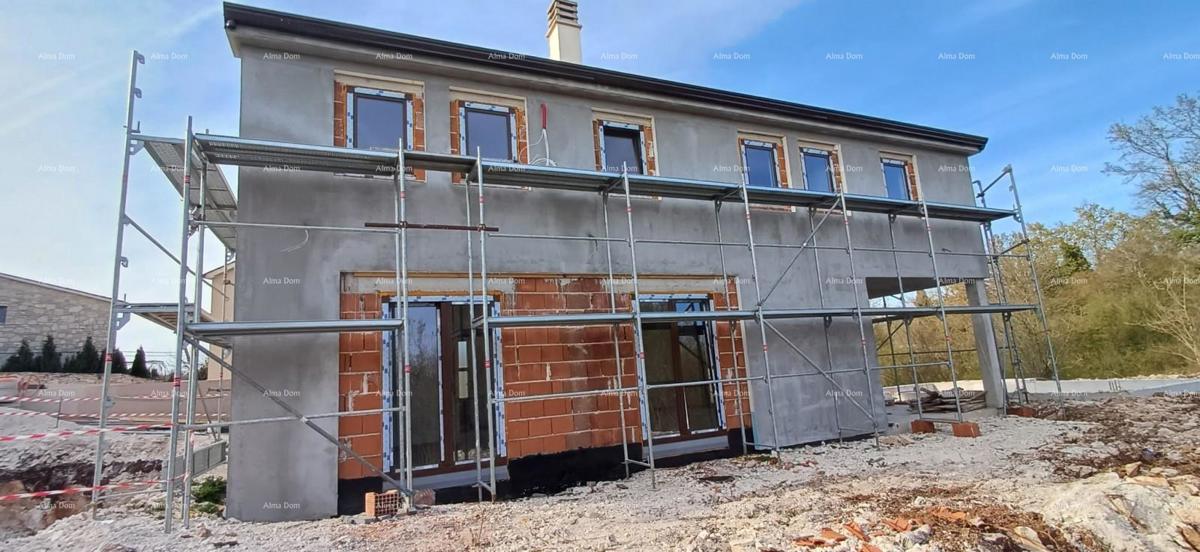 Prodaja moderne hiše s bazenom v mirnem in lepem istrskem kraju,  Svetvinčenat!