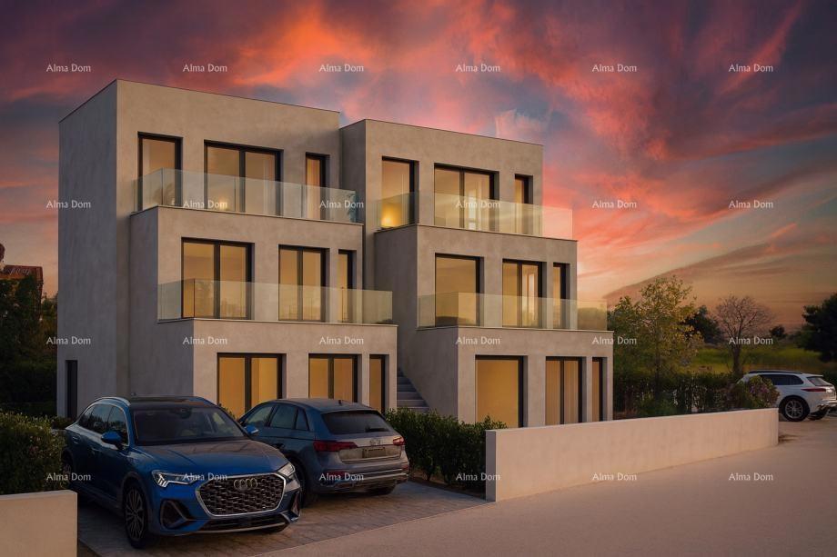 Poreč, Žbandaj, Dvoetažni stan 89 m² v novogradnji