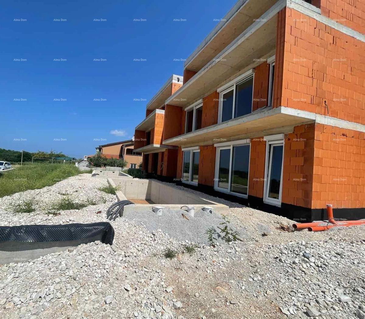 Poreč, Žbandaj, Dvoetažni stan 89 m² v novogradnji