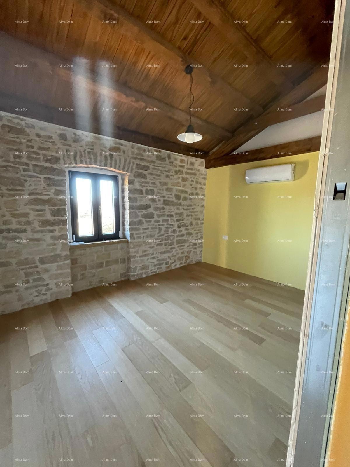 Renovirana istarska hiša s bazenom in dvoriščem – mirna lokacija, občina Barban