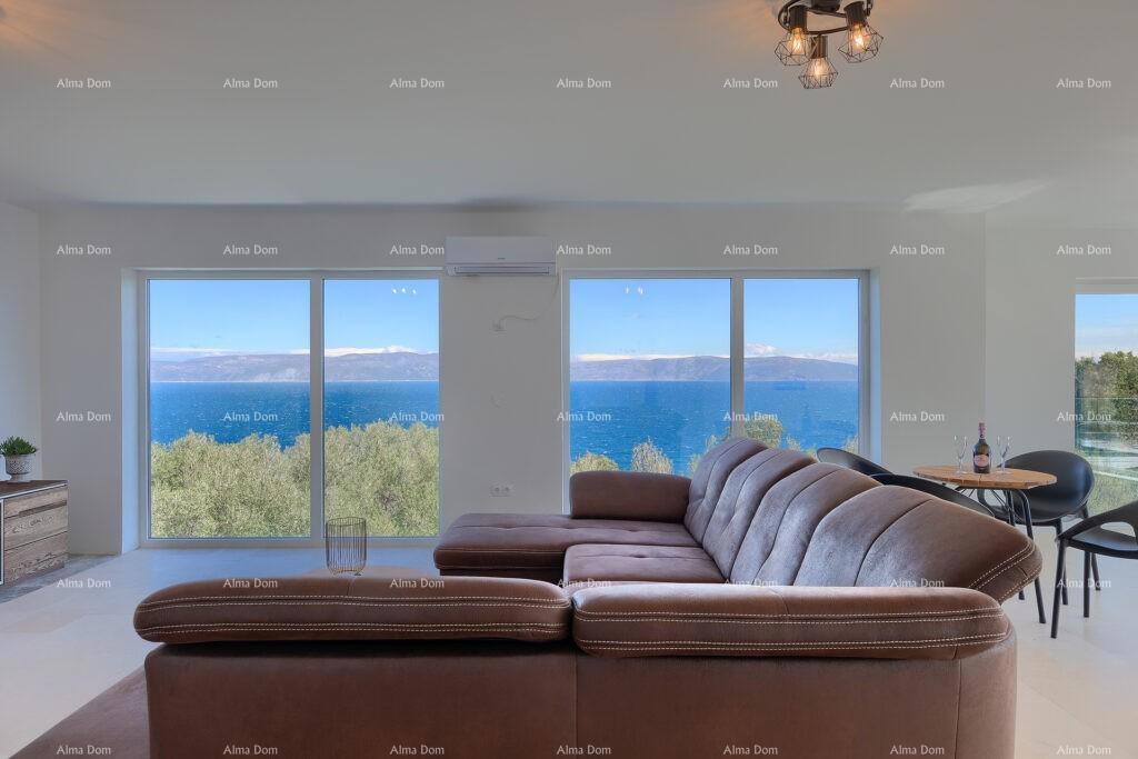 Raša, Moderna vila s ogrevanim bazenom in pogledom na morje