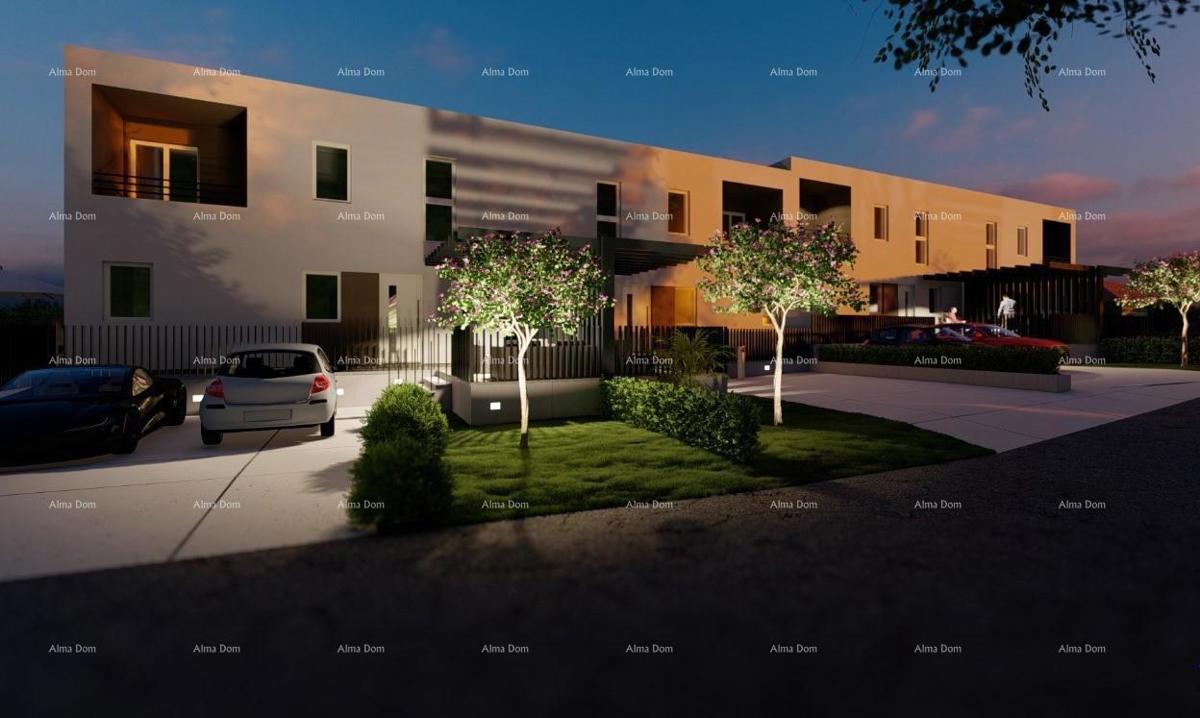 POREČ - Moderna polpritlična hiša z lastnim zelenjem (Hiša B)