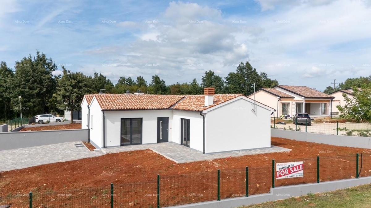 BARBAN, KOŽLJANI - Novogradnja / Dvojček, desni del. Ekološko naselje