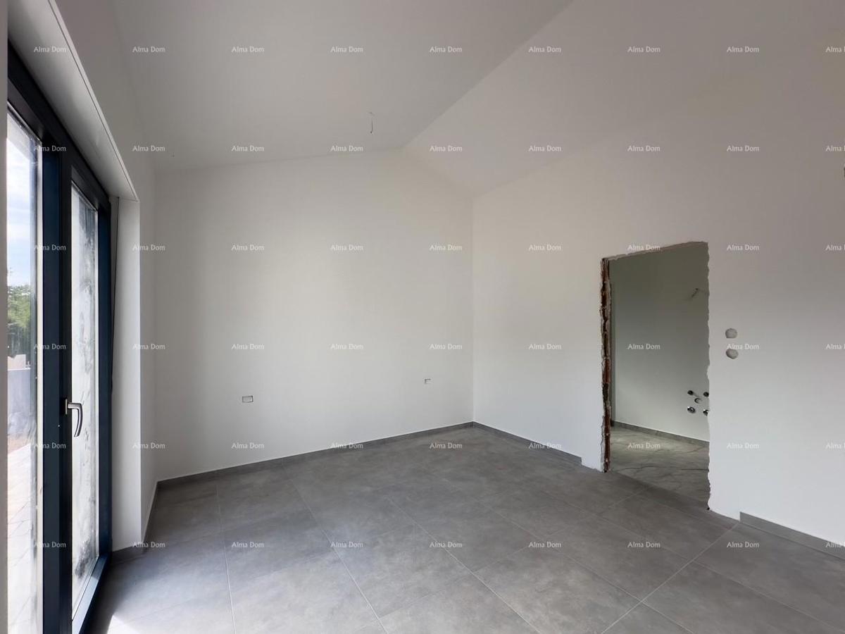 BARBAN, KOŽLJANI - Novogradnja / Dvojček, desni del. Ekološko naselje