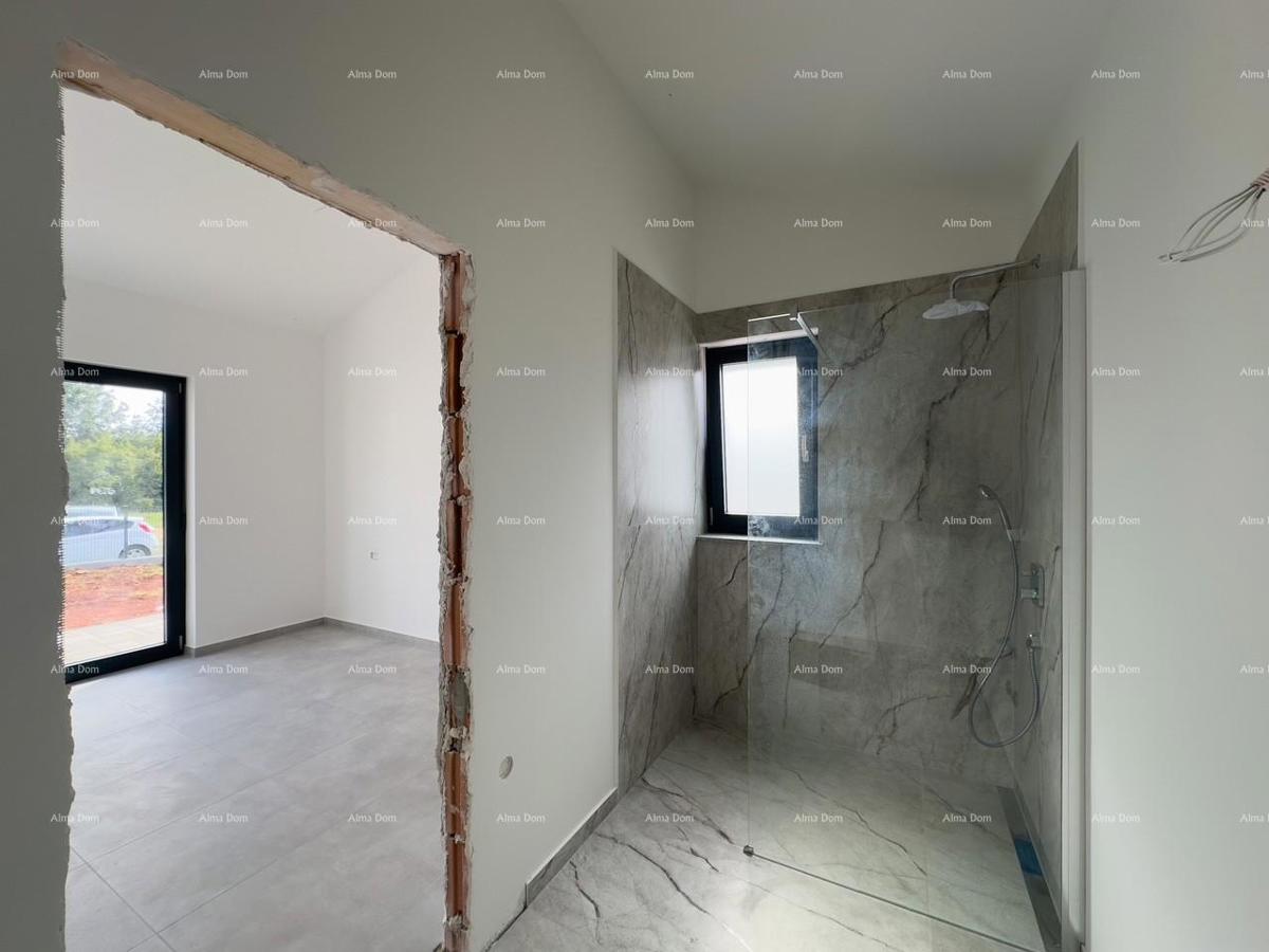 BARBAN, KOŽLJANI - Novogradnja / Dvojček, desni del. Ekološko naselje