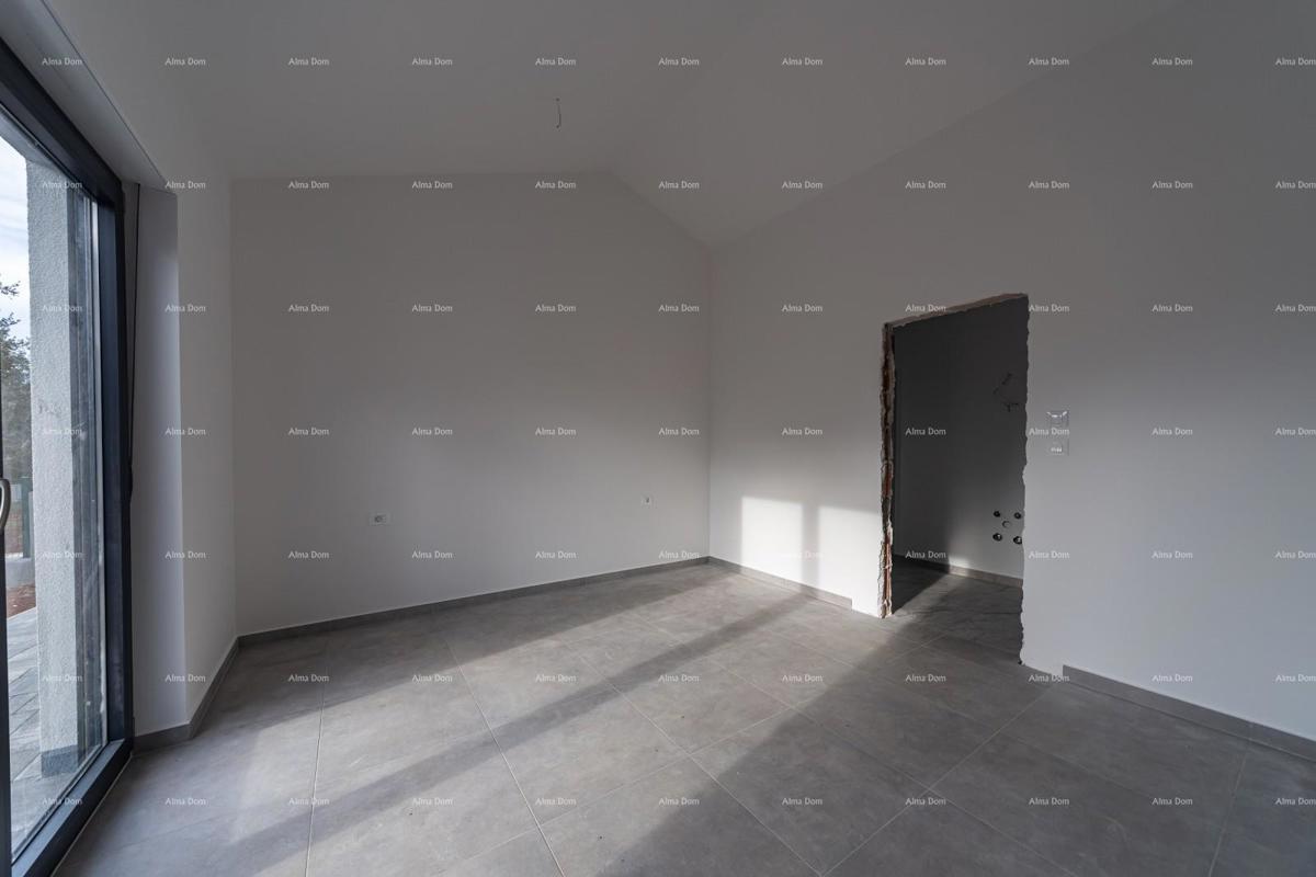 BARBAN, KOŽLJANI - Novogradnja / Dvojček, desni del. Ekološko naselje