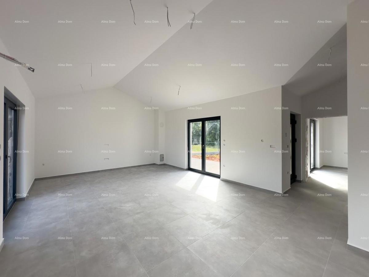 BARBAN, KOŽLJANI - Novogradnja / Dvojček, desni del. Ekološko naselje