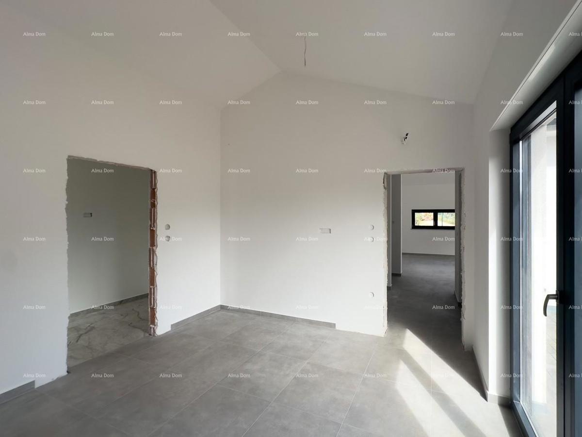 BARBAN, KOŽLJANI - Novogradnja / Dvojček, desni del. Ekološko naselje