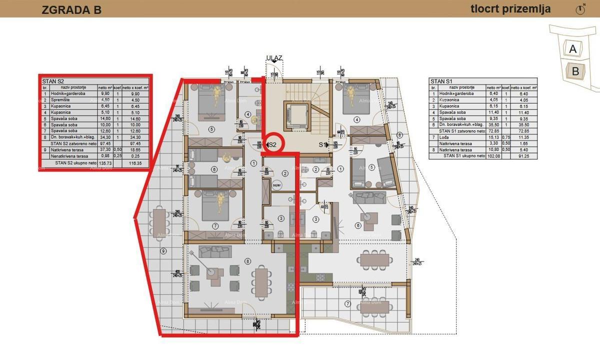 Prodamo luksuzna stanovanja na ekskluzivni lokaciji, Pješčana uvala, Pula!