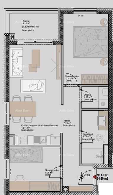 Prodaja stanovanj v moderni novogradnji, Poreč!