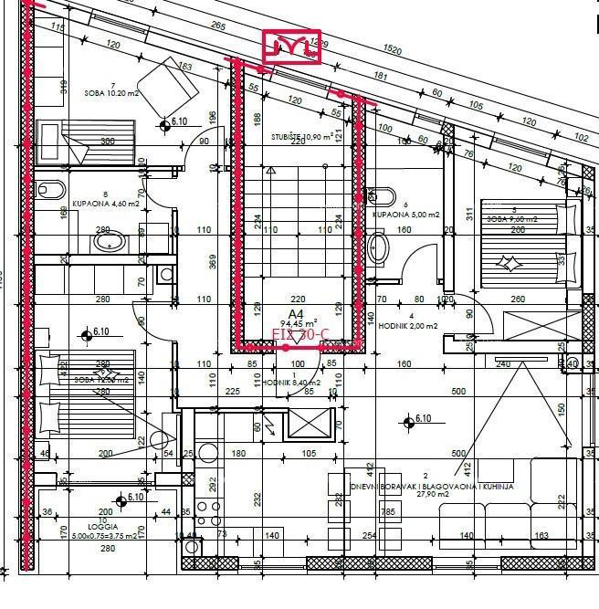 Stan v novogradnji, Pula! Stan A4 ZgB