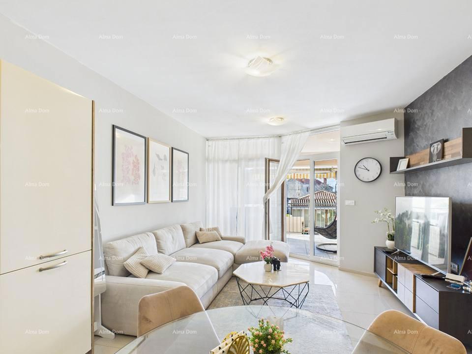 Pula – moderan, popolnoma opremljen stan 52m2 z velikim balkonom in parkiriščem