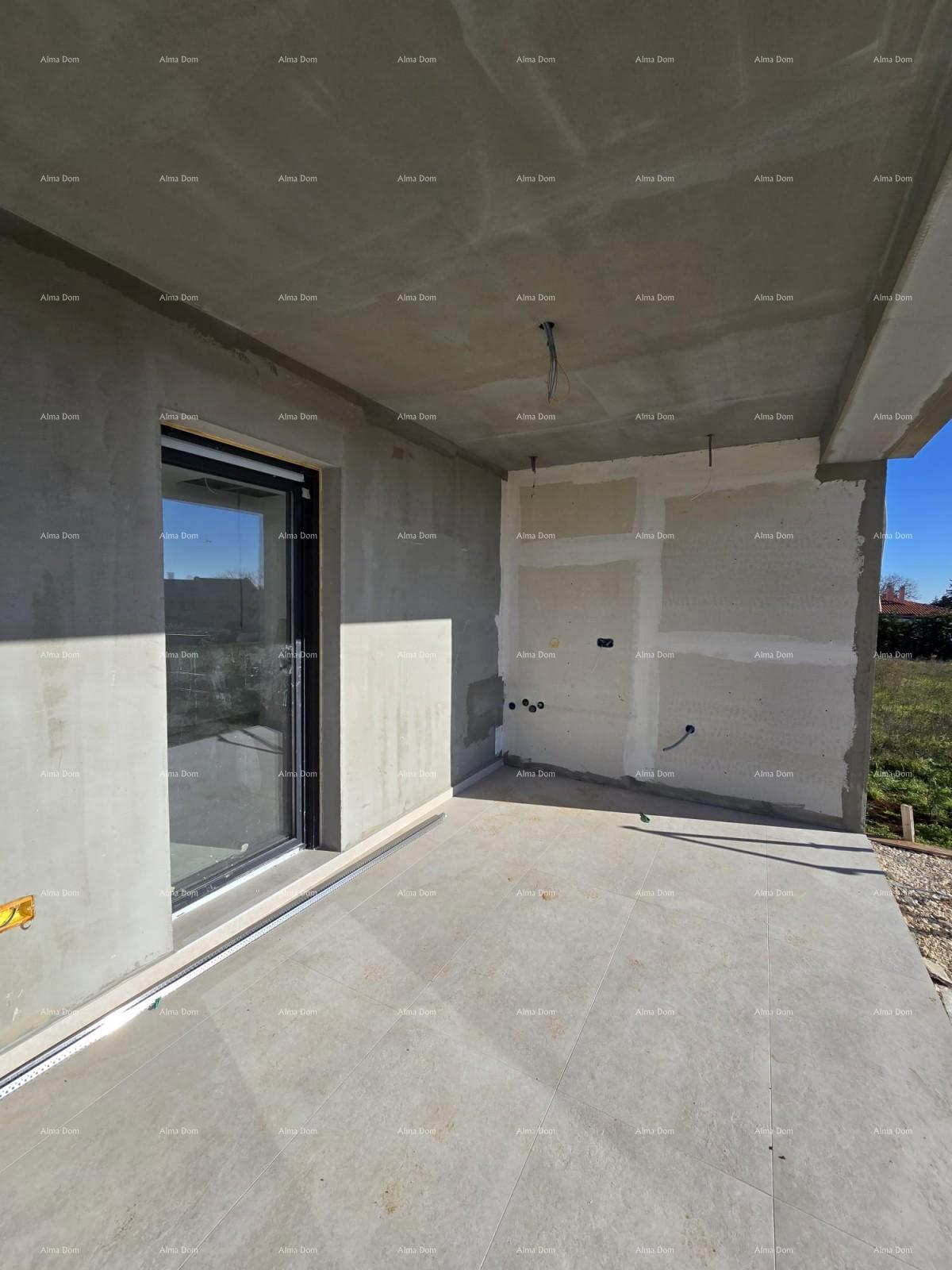 Novogradnja. Hiša v Žminju.