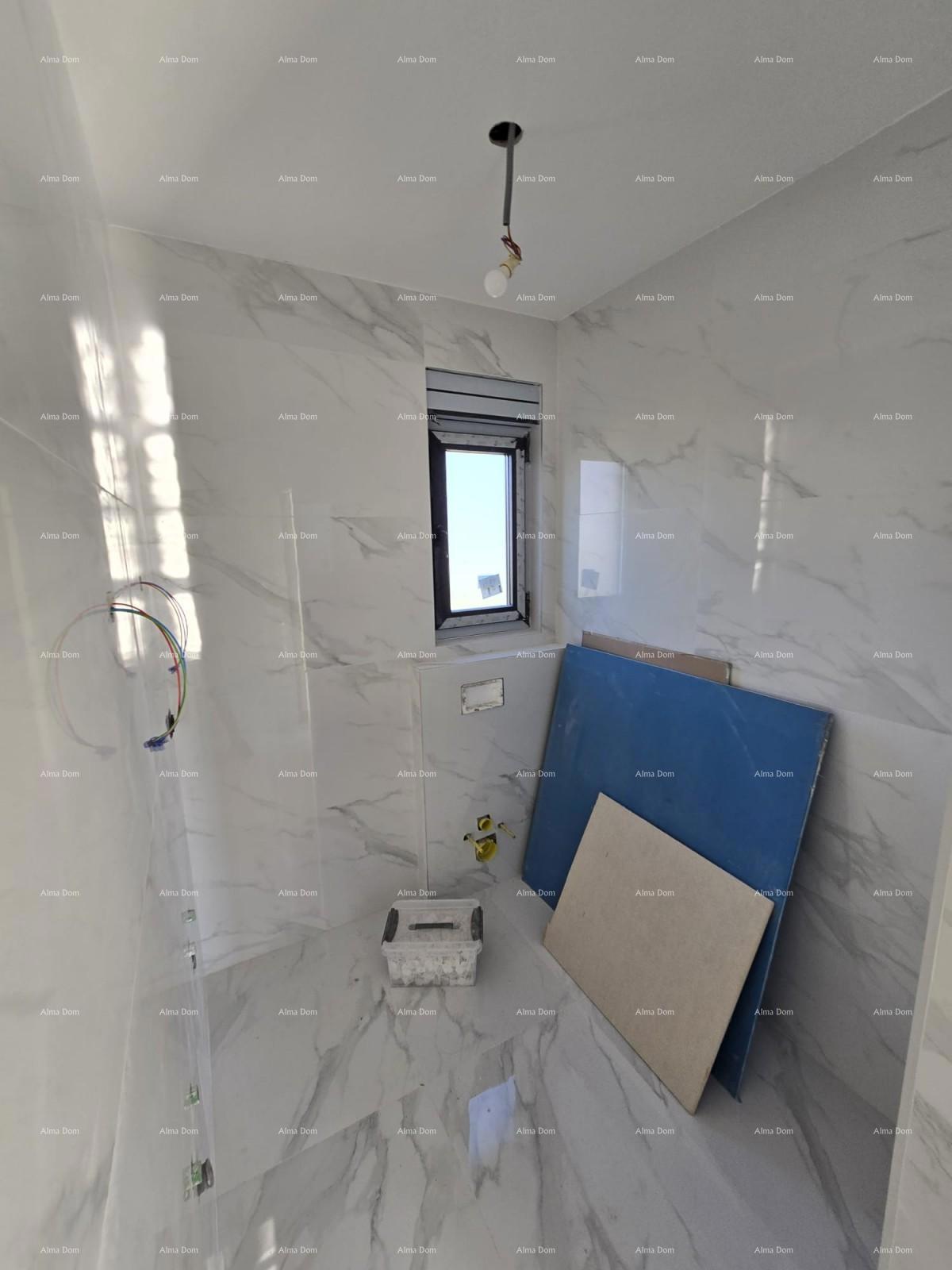 Novogradnja. Hiša v Žminju.