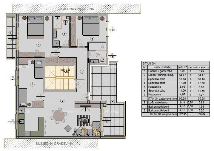 Novi stanovanjski projekt na odlični lokaciji; Pula! S4, Z5