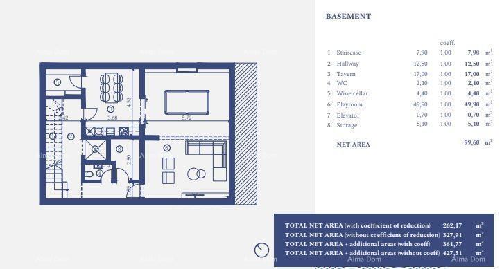 UMAG, Samostoječa vila v luksuznem letovišču! Pogled na morje! V 34