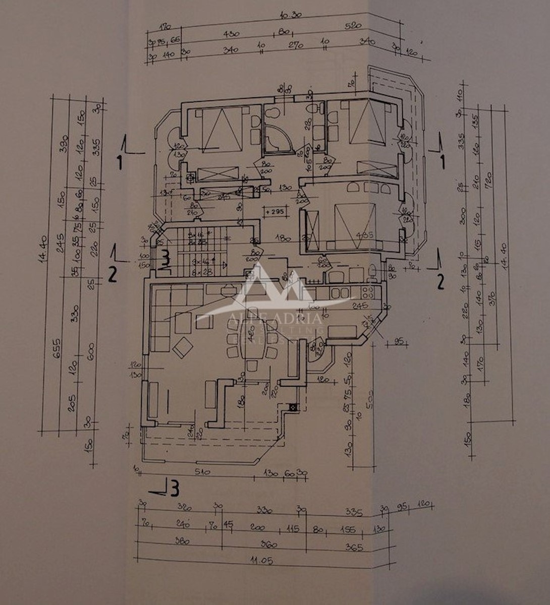 KUKLJICA - DRUŽINSKA HIŠA S POGLEDOM NA MORJE - 700.000 €