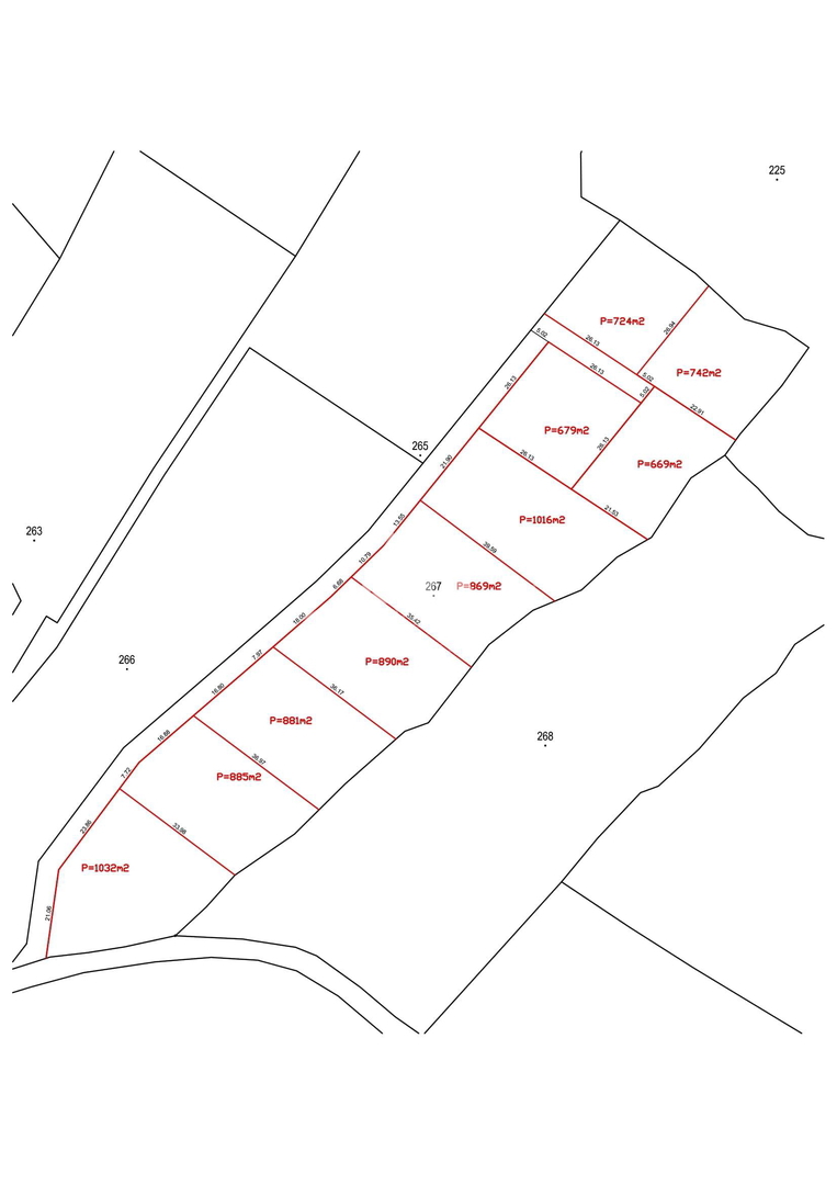 RAŠTANE - ZAZIDLJIVA PARCELA POVRŠINA 9515 M2 - 856.350 €