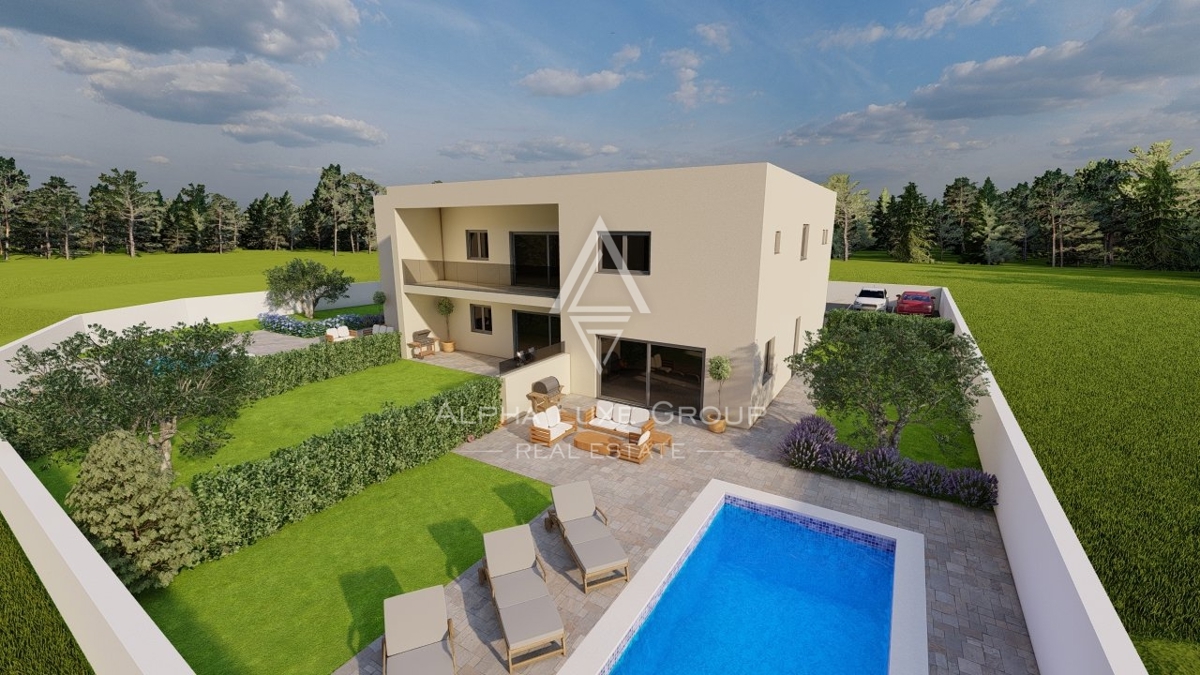 Novigrad, Istra – Sodobno pritlično stanovanje z vrtom