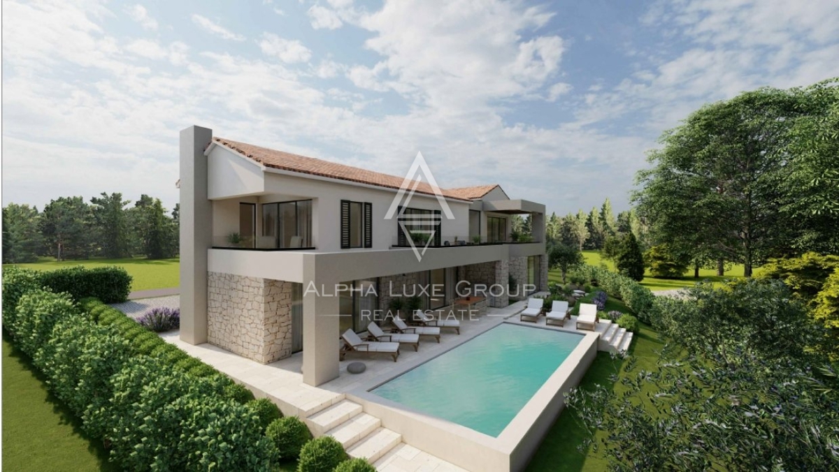 Luksuzna vila z bazenom in pogledom na morje, Istra, Poreč