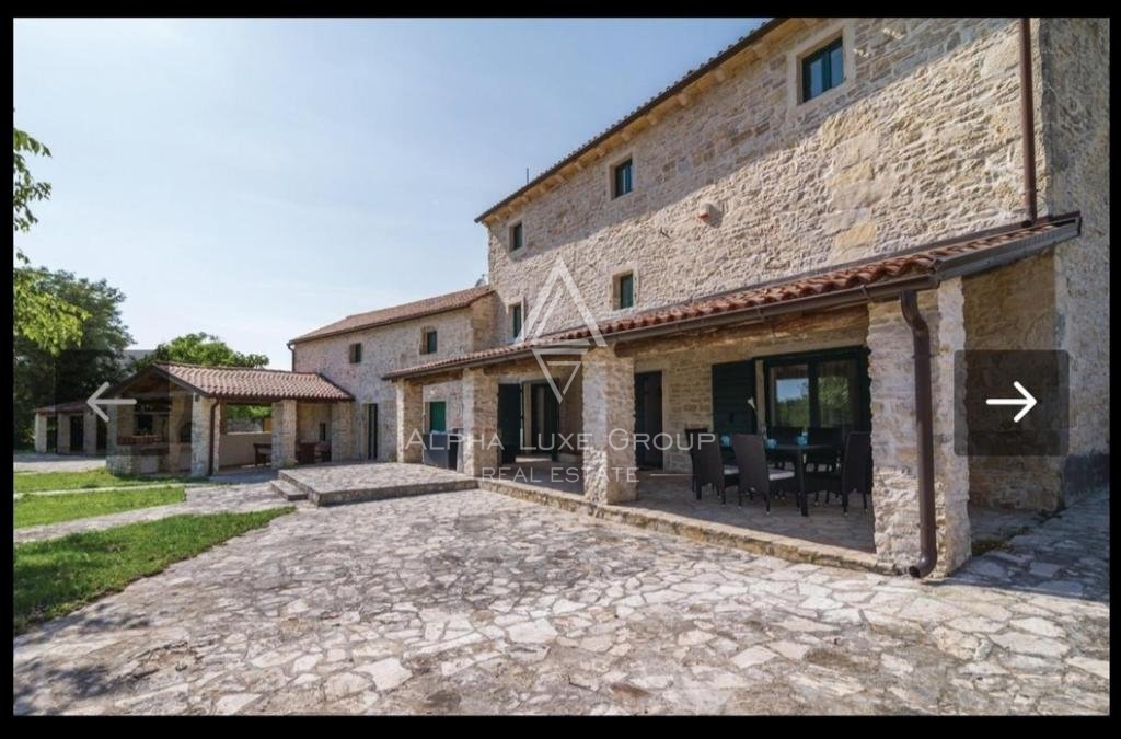 Prenovljena kamnita vila z bazenom, Istra, Barban