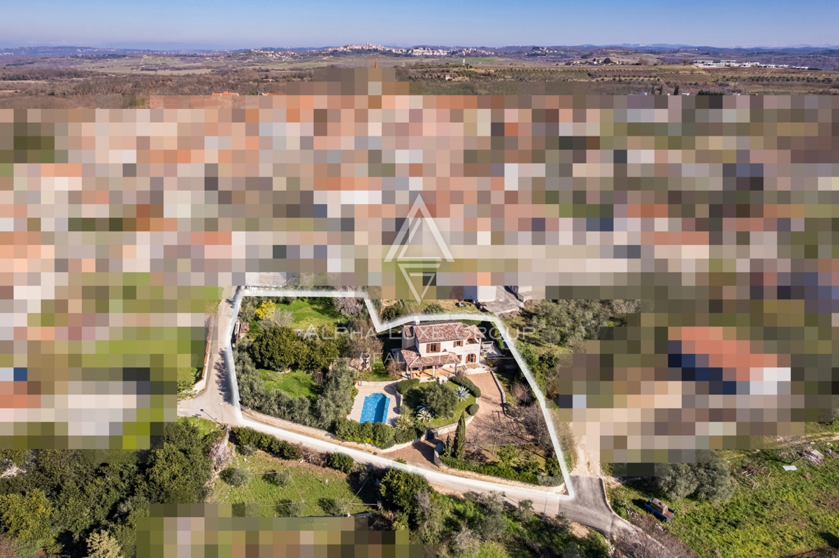 Brtonigla, Istra – Čudovita kamnita vila s pogledom na morje